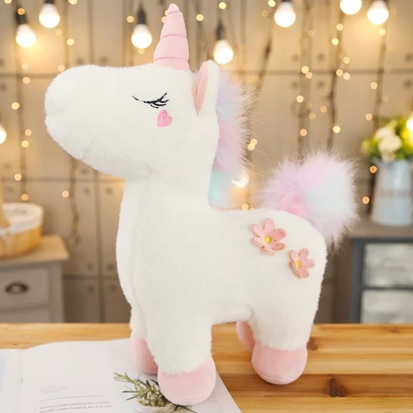 Accessories - Unicorn doll plush women kids 50cm large home decor